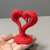 Статуэтка 'Сплетенное Дерево Любви' 3D Печатная Миниатюрная Елочка Любви Романтическая Декоративная Фигурка для Пар Подарки на День Святого Валентина