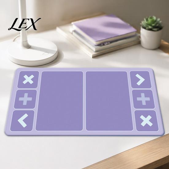 Fidget Toy Organizer Trading Board Mat, Non-Slip Rubber Table 24 x 12 Trade Pad Inch Kids Board, Gift for Collectors Non Slip Desk