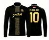Men's Crew Neck Long Sleeve T‑Shirt, Egyptian 3D Print Breathable Quick Dry Casual Top