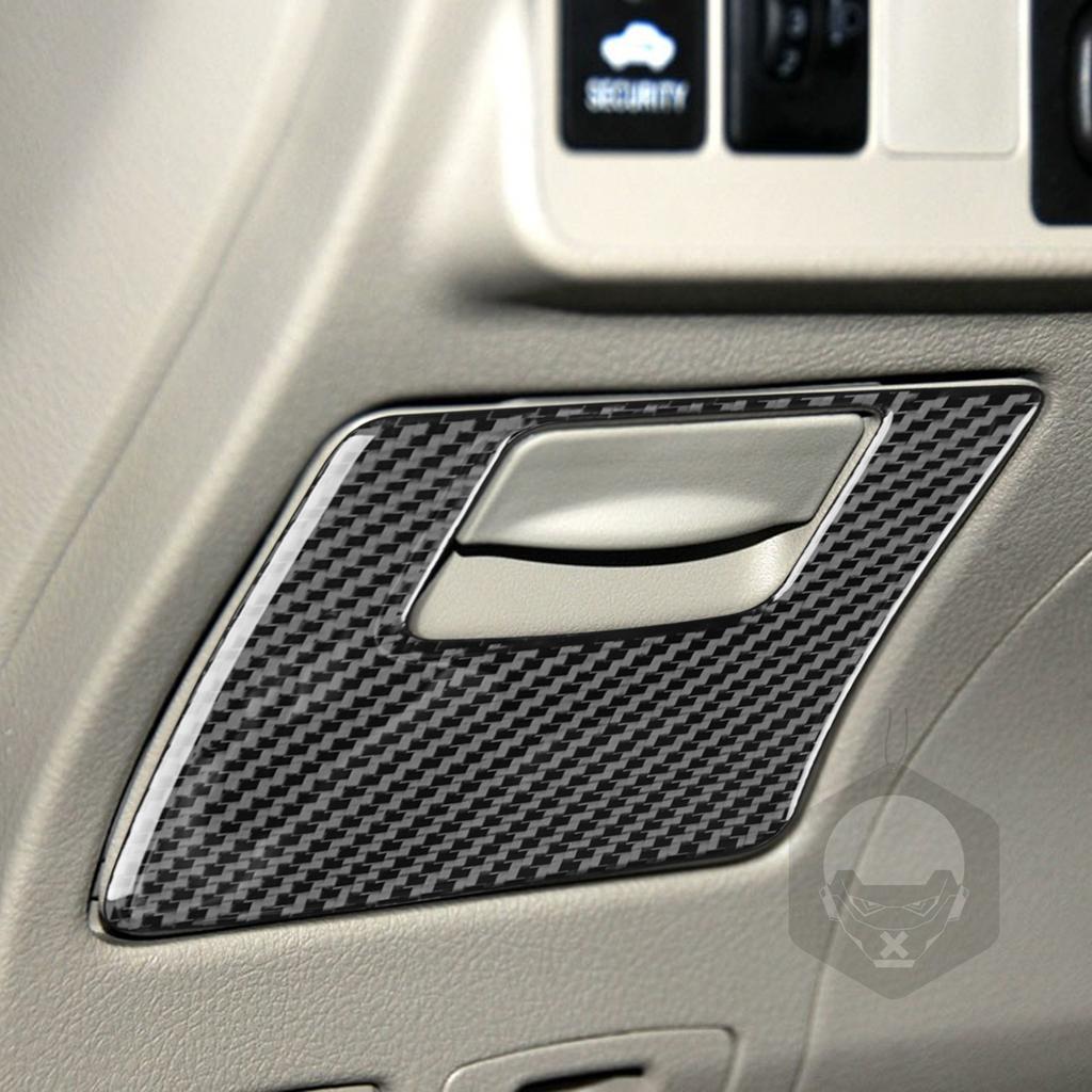 Для Toyota Corolla 2007 2008 2009 2010 2011 2012 2013 аксессуары из углеродного волокна внутренняя основная крышка для хранения вождения накладка наклейка