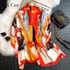 High-quality Luxurious Silk Scarves Headband Scarfs Neck Scarf For Women Chain Silk Scarf Women's Decorative Shawl