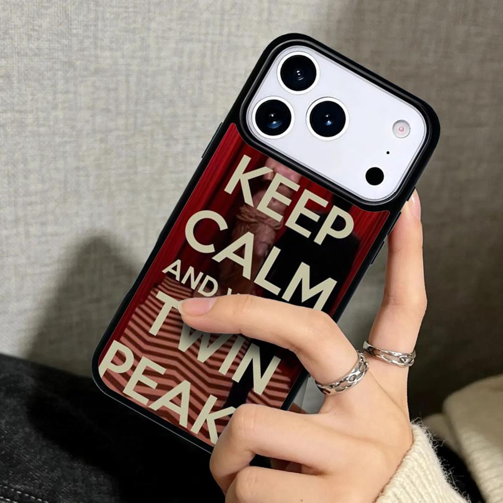 Capa Case for iPhone 17 Air 16 Pro Max 15 Plus 11 13 Mini 14 12 Back Phone Cover Twin Peaks Fire Walk With Me