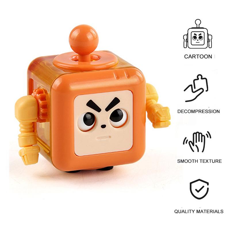 Кубик 6/12 сторон Игрушка для снятия стресса Радужный Аутизм СДВГ ОКР Тревожность Сенсорные игрушки Настольная игрушка для детей и взрослых