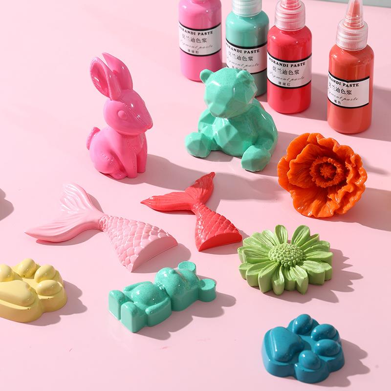 Morandi Color Paste 30G Oily Dye Drip Glue UV Glue Color Matching For Epoxy Resin Pigment Paste DIY Jewelry Making Liquid Dye