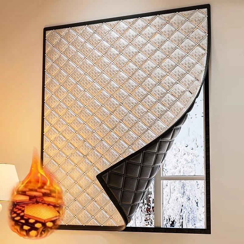 Зимние теплые шторы 2025, Изолированные ветрозащитные герметичные окна, Холодостойкие и теплоизолированные, Окна-сетки, Затемнение, Звукоизоляция