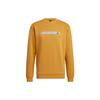 Graphic Crew Neck Logo Sweatshirt Men Tops Yellow HN9020