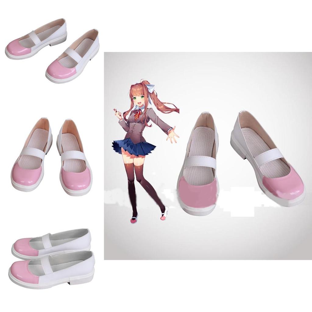 Туфли для косплея Моники из Doki Doki Literature Club премиум-качества для женщин