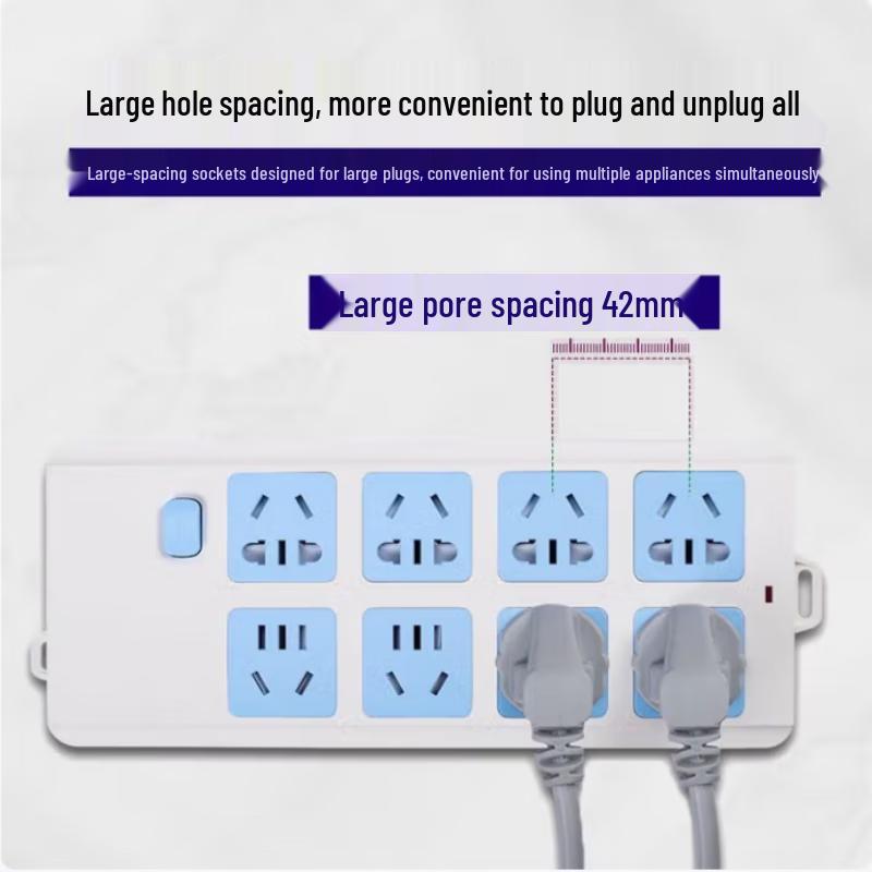 BULL GN-606 3-Outlet Master Switch Power Strip CN plug (adapter included)