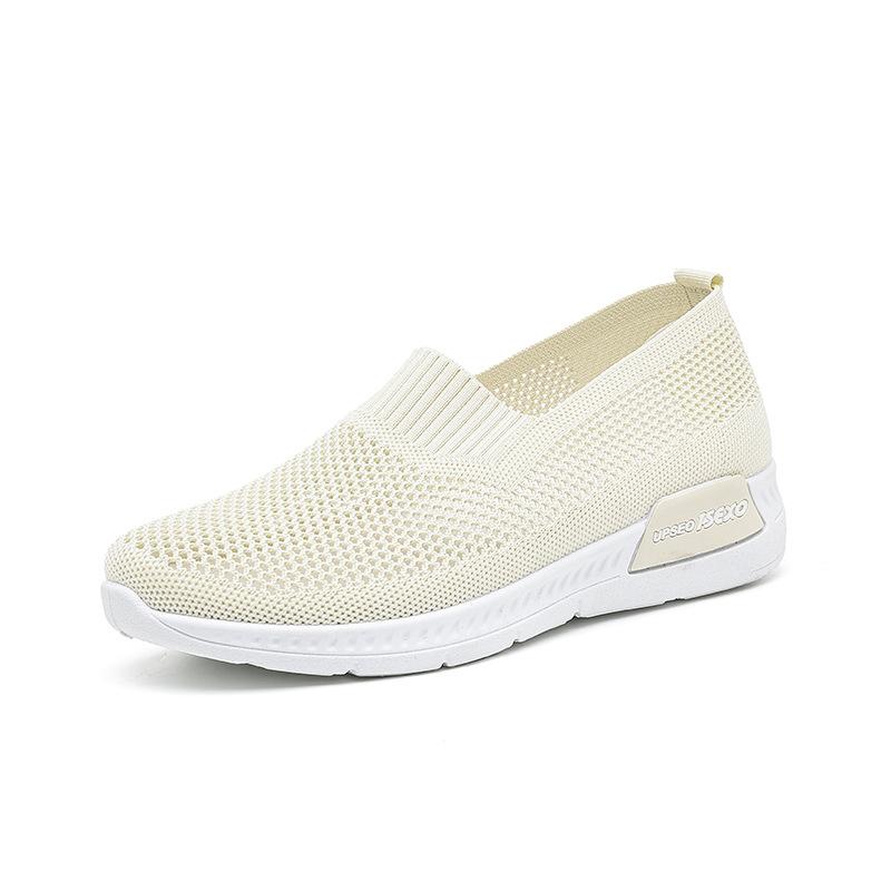 Весенние новые тканевые туфли женские туфли дышащая полая сетка повседневная спортивная обувь женские туфли для мамы средней школы