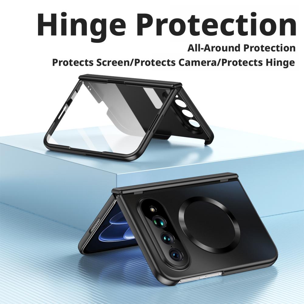 For Xiaomi 18 Fold Case Hard plating Magnetic wireless charging Protective Back Cover Case For Xiaomi Mi 18 Fold Phone Shell