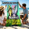 Custom Name Personalized Apex Legends Print Beach Towel, for Trip Camping Beach Party Home Decor, Birthday Gift for Family & Friends