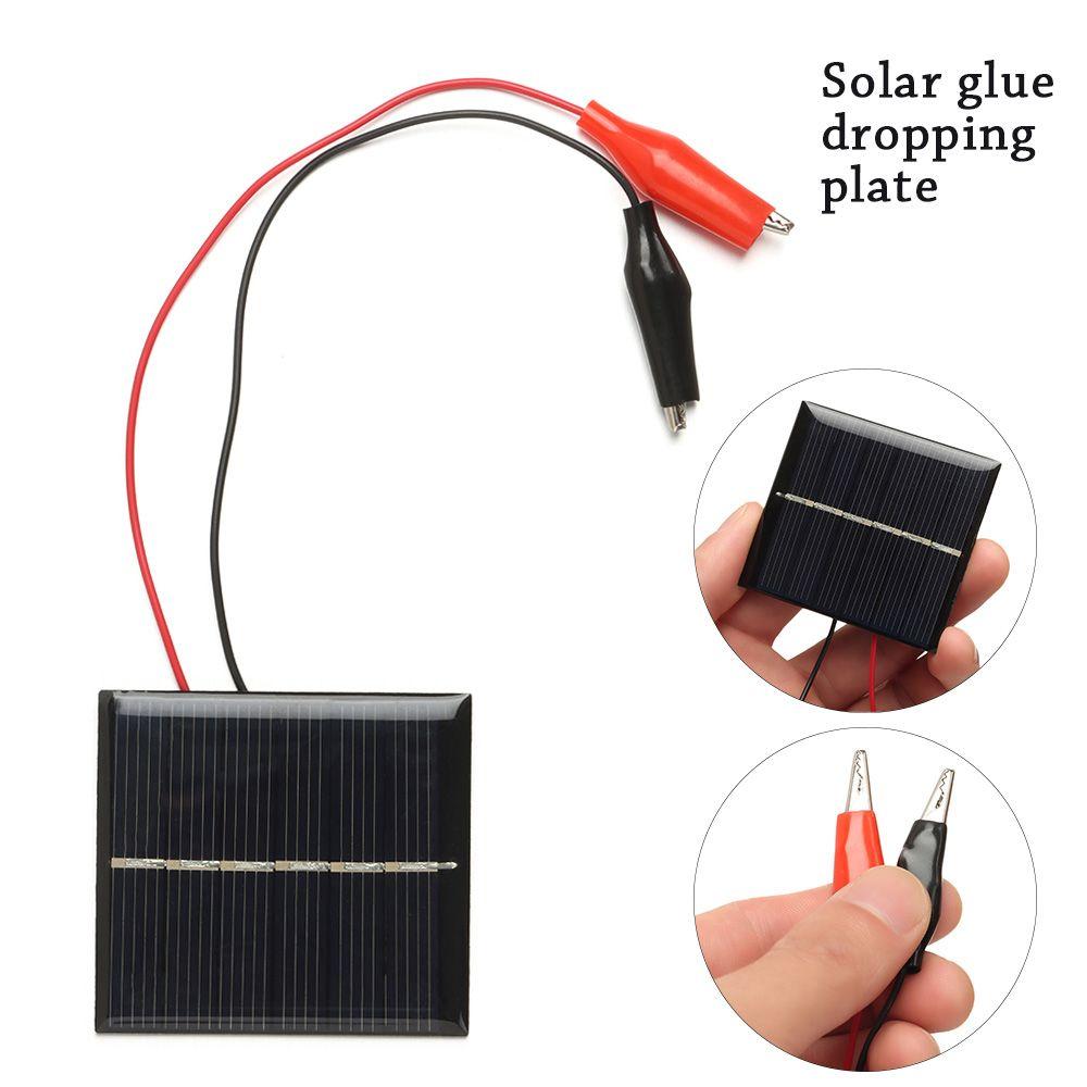 Портативный велосипедный фонарь Поликристаллическая солнечная панель Аккумуляторная батарея Фотоэлектрическая PV