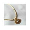 Gold Plated Eye Necklace