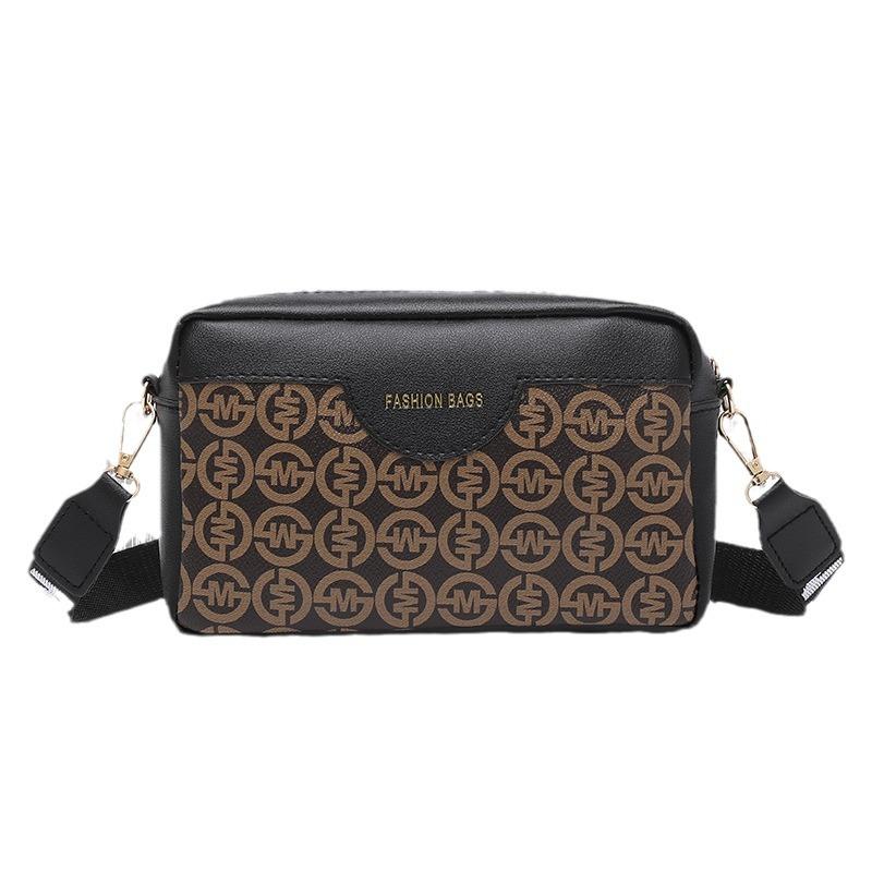 Niche Ladies' Bag Embossed Trendy Crossbody Bag Printed High End New Camera Bag