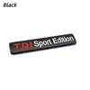 3D Metal TDI Sport Edition Logo Badge Car Rear Trunk Letter Sticker Emblem For All Models