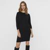 Короткое черное прямое платье с молнией сзади Женский VERO MODA