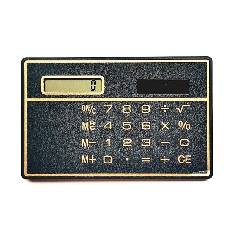 OFBK Small Pocket Calculator Solar Powered Calculator 8 Digit Calculator Mini Thin Body Portable Basic Standard Calculator
