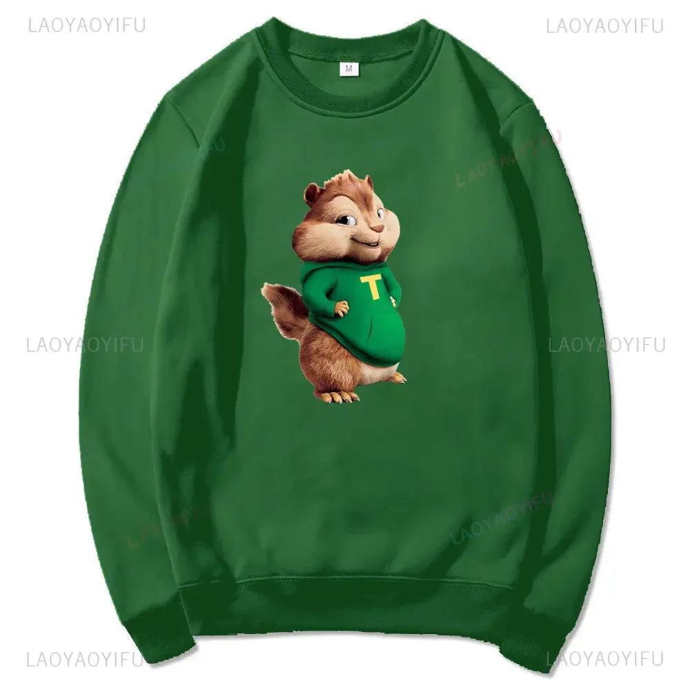 Элвин и бурундуки: Свитшот Squeakquel с капюшоном и спущенным плечом для лучших друзей