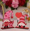 Valentine's Day Decorations Creative Love Rudolph Wooden Ornaments Wedding Love Home Decoration.