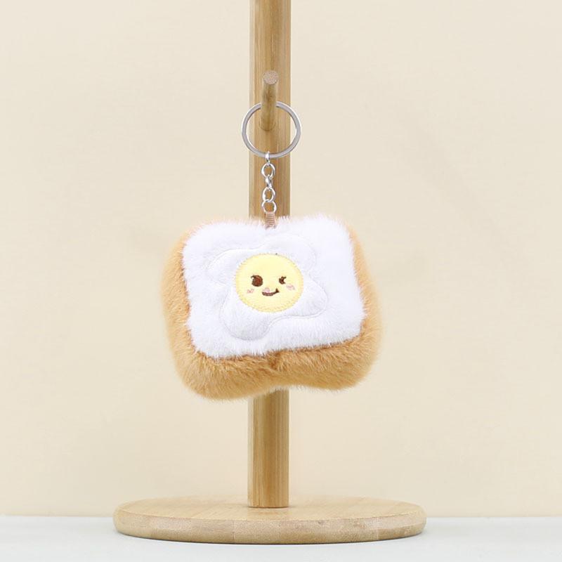 Плюшевый Гамбургер Забавный Брелок Милая Мягкая Игрушка в Виде Еды Идеально Для Домашнего Декора