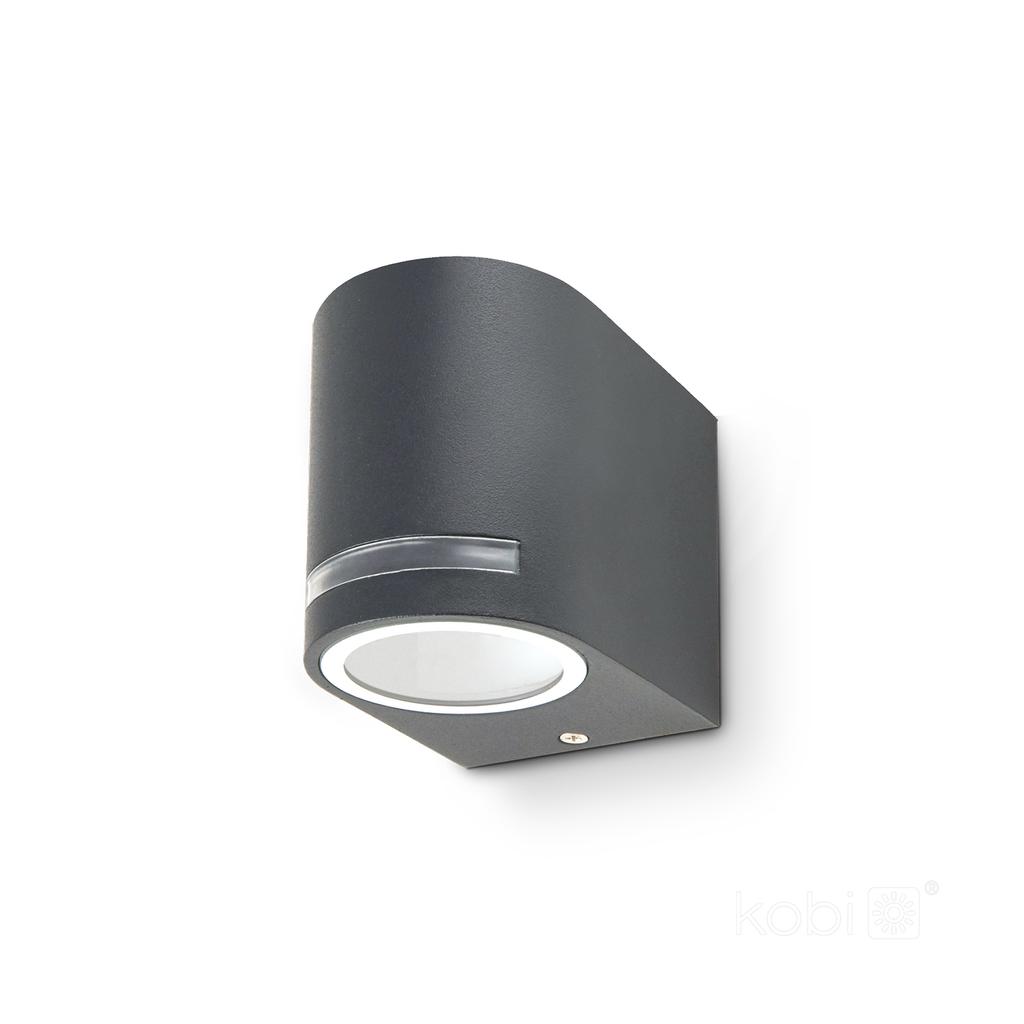 Wall lamp 1xGU10 IP44 gray