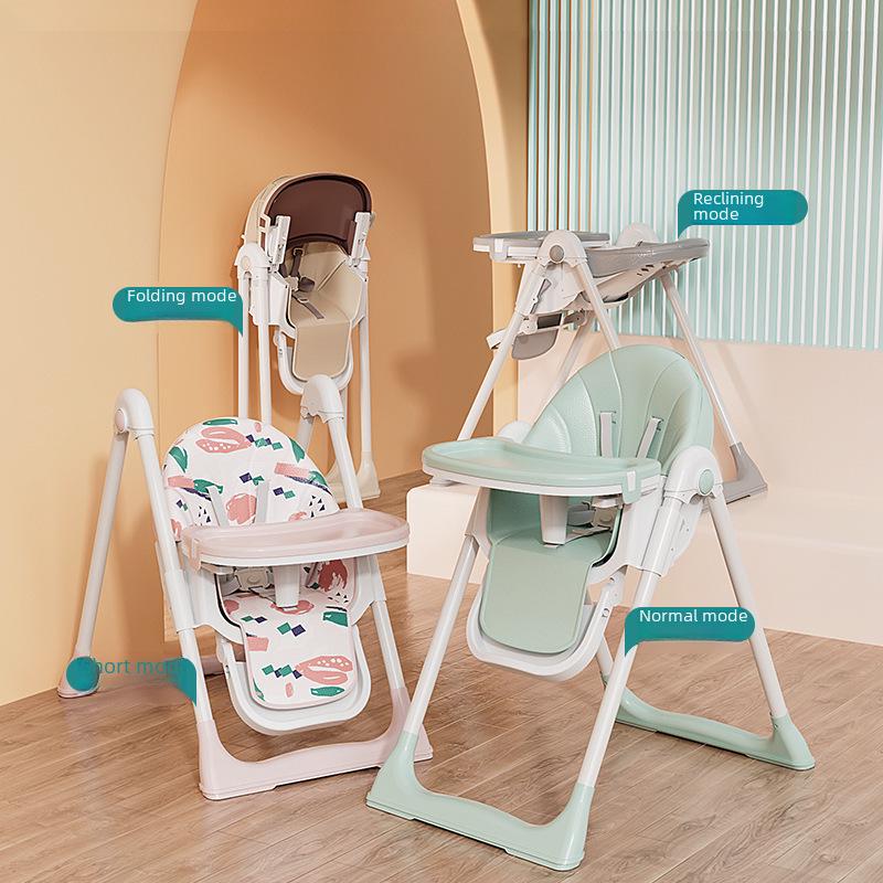 Multifunctional Foldable Baby and Children's Portable Dining Chair