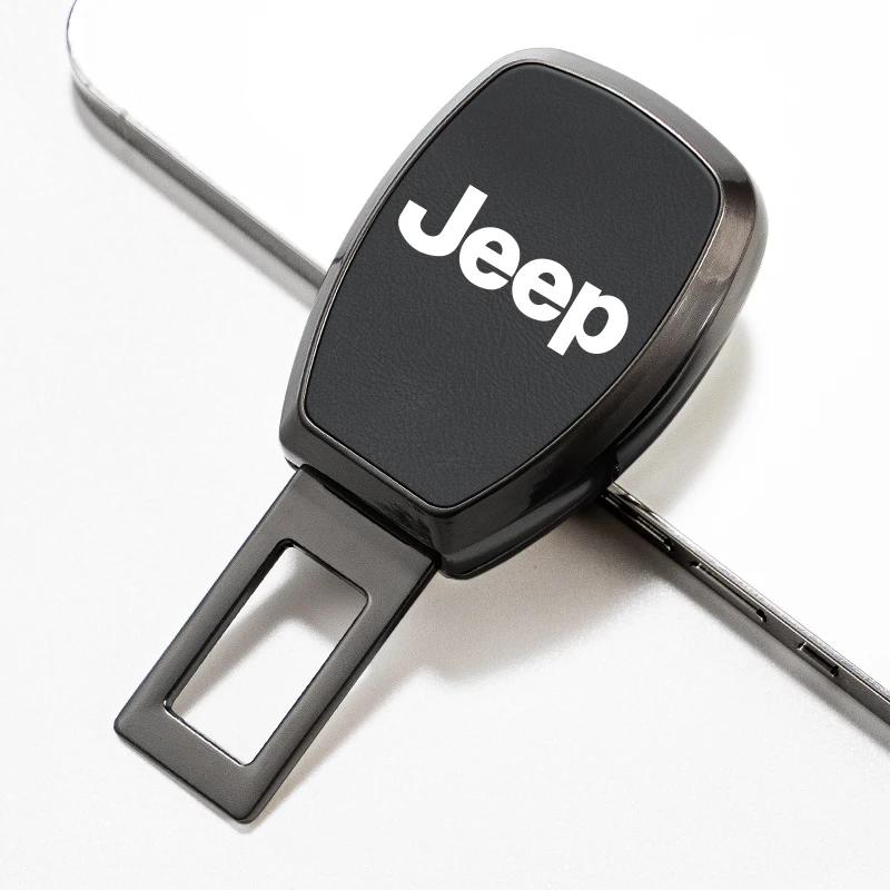 For Jeep Metal Car Seat Belt Clip Extender Safety Buckle For Jeep Wrangler JL JK Renegade Grand Cherokee Patriot Willys Liber