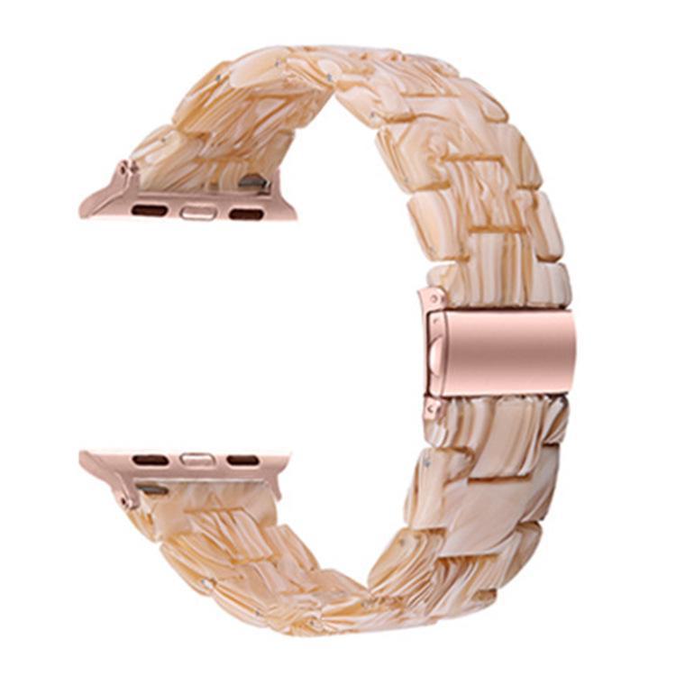 "Compatible Resin & Rubber Strap for Apple Watch 42mm/46mm"