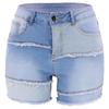 Уличная мода, хипстерские, мохнатые женские легкие джинсовые шорты