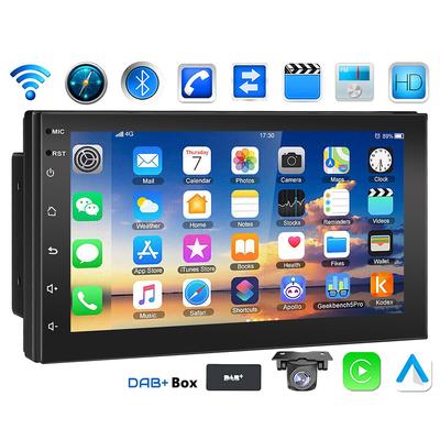 7-дюймовый 2 DIN автомобильный экран Android Auto для Apple CarPlay автомобильное радио автомобильный мультимедийный проигрыватель интеллектуальные системы автомобиля