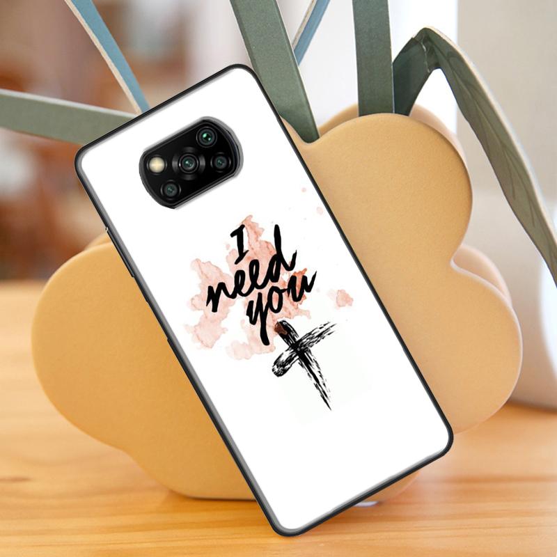 Цитаты из библейских стихов для POCO X3 GT F1 F2 F3 M3 M4 X3 Pro, чехол для телефона Xiaomi Mi 11T Pro 10T 11 Lite, чехол