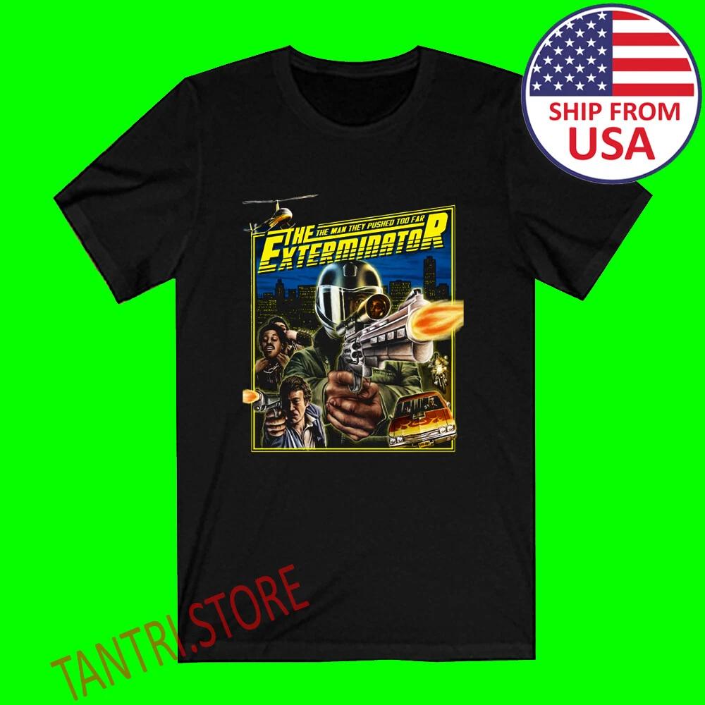 The Exterminator Movie Men's Black Size S to 3XL