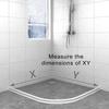 Silicone Water Retaining Strip Self-Adhesive Bendable Cut Freely Shower Threshold Water Dam Water Stopper Sealing Strip