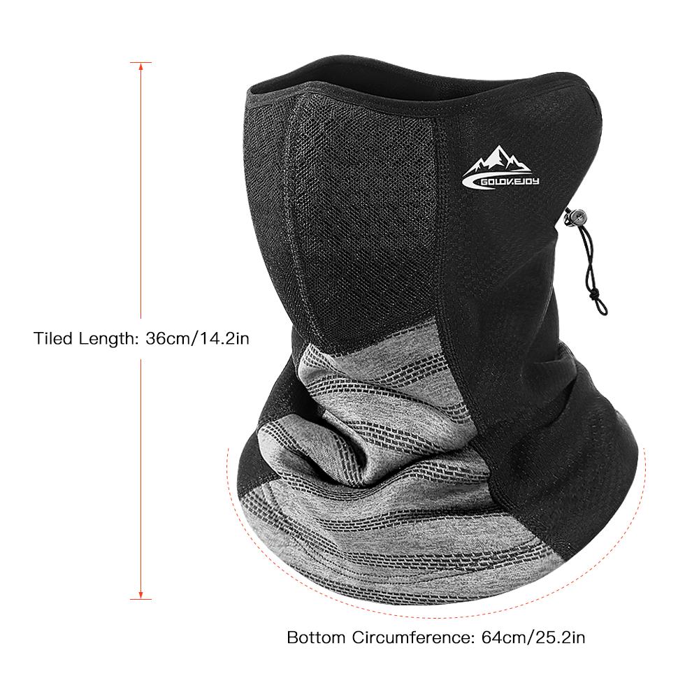 Зимняя грелка для шеи с 1 шт. активным угольным фильтром для мужчин и женщин ветрозащитная Балаклава для лица теплая