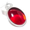 Подвеска из натурального мозамбикского граната из стерлингового серебра 925 пробы 2,01 дюйма h6J55