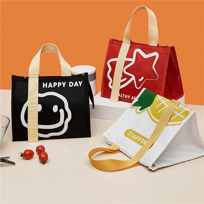 Модная портативная сумка для ланча, простая утолщенная изоляционная сумка