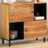 VidaXL Sideboard 80x33x75 Cm Solid Acacia Wood 356882