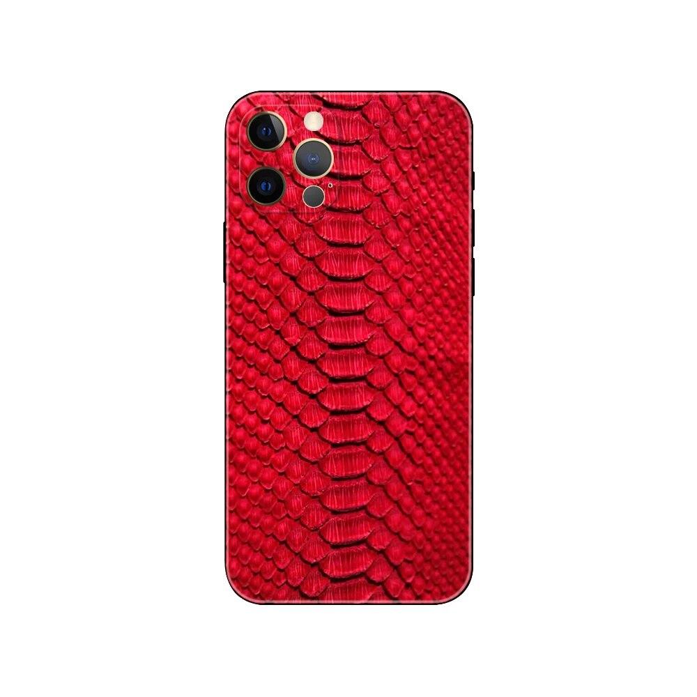 Чехол для телефона из змеиной кожи для iPhone Samsung Galaxy Redmi Xiaomi Oppo OnePlus Note SA 7 8 9 10 11 12 13 14 20 21 22 23 53 54 Pro Max Plus Ultra TPU Soft
