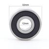 12x32x10 Mm Deep Groove Ball Bearing Double Shielded Miniature Ball Bearing  Machine Tool
