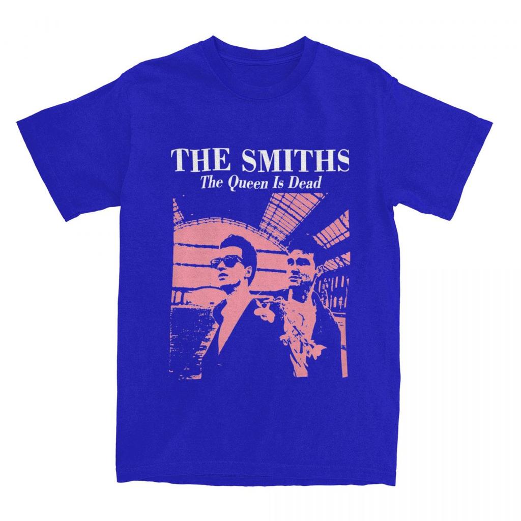 Футболки с надписью «Queen Is Dead Merch» от Smiths для мужчин и женщин, для отдыха, хлопковая футболка с круглым вырезом и коротким рукавом, топы с принтом