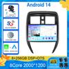Android Car Radio Video Player для Nissan Versa sedan 2015-2019 GPS-навигация Carplay Auto Stereo Player WIFI 4G DSP 360 камера