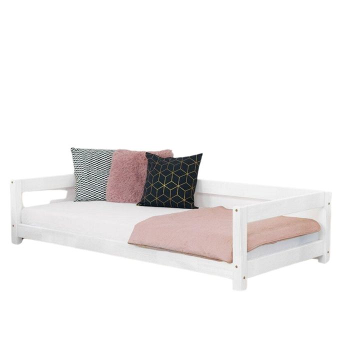 Lit simple sommier blanc 120 x 180 cm