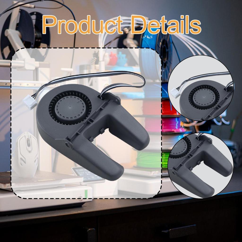 Blower Fan Replacement 3D Printer Parts Quiet Performance Efficient Cooling System Heavy Duty