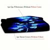 Blooming Blue Rose 3D Printed Quilt cover Beautiful Rose Bedding Cover Pillowcase Luxury Home Textiles Floral Duvet Cover sets