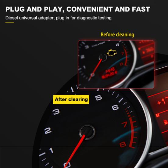 Диагностический прибор V500. Профессиональная совместимость и расширенный разъем OBD. Код устранения неисправности двигателя.