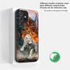 Огромный дракон и тигр Подходит для Samsung Galaxy S25 Ultra S20 FE S21 S22+ S23 Plus S24 S26 Edge Магнитный Стеклянный Чехол для Телефона