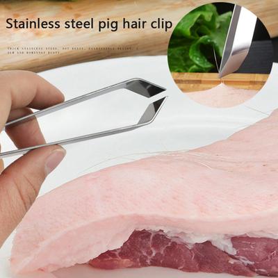 Щипцы из нержавеющей стали для куриных и рыбных костей, плоские, со скошенным концом, зажим, экстрактор, щипцы для удаления, зажим для выщипывания рыбных костей, кухонные гаджеты