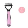 Hair Removal Comb for Dogs Cat Detangler Fur Trimming Dematting Deshedding Brush Grooming Tool For Matted Long Hair Curly Pet