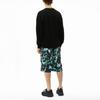 Kenzo Классические мужские кардиганы с головой тигра, черный, с V-образным вырезом, умеренной плотности, FB65CA6353TA-99