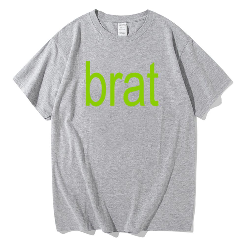 Brat Album 2024 Tour T-shirt Charli XCX with Special Guest Shygirl Tee-shirt Casual Cotton High Quality Women Tshirt Unisex Tees